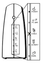 RCA DCM205 Digital Broadband Cable Modem - St a t u s Li gh t s 1