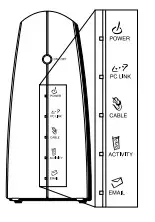 RCA DCM205 Digital Broadband Cable Modem - St a t u s Li gh t s 3