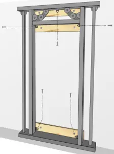 FRENCH FITNESS FF MMFT Wall Mounted Mirror Functional Trainer - fig3