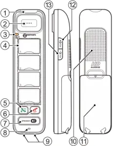 geemarc DECT295 Amplified Cordless Phone - Handset