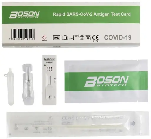 BOSON 1N40C5-2 Rapid Sars-Cov-2 Antigen Test Card