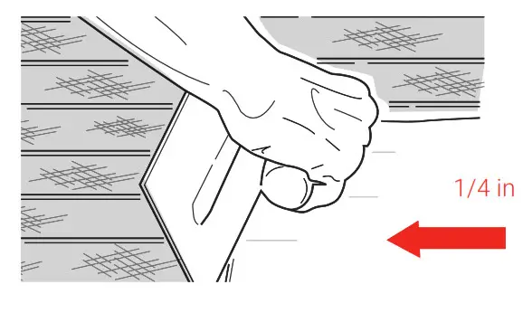 nVent H59572 NUHEAT Mat Sense Pro Electric Fault Indicator - Apply smooth layer of thinset