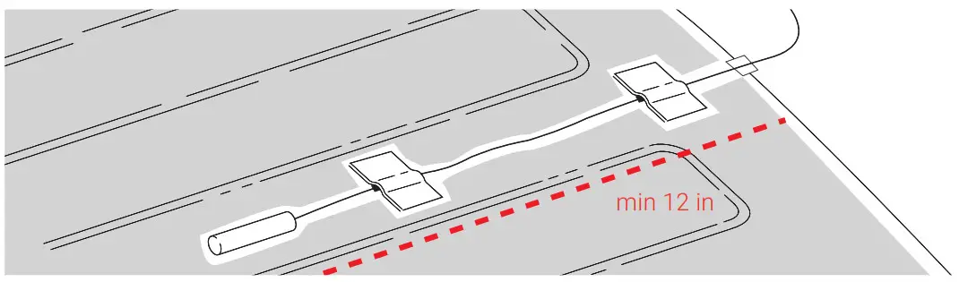 nVent H59572 NUHEAT Mat Sense Pro Electric Fault Indicator - Secure floor sensor probe