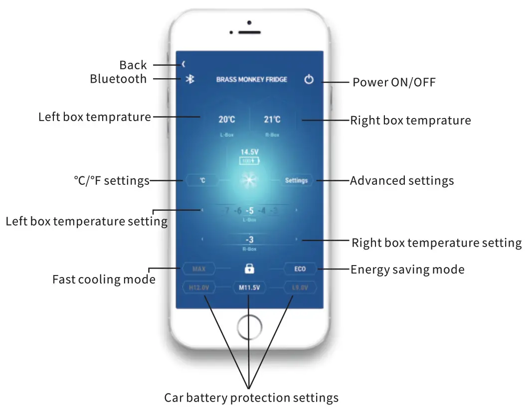 Smart control fridge app application instruction