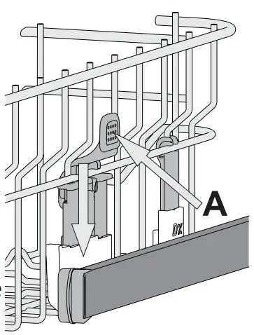 FIG 16 ADJUSTING THE HEIGHT OF THE UPPER RACK