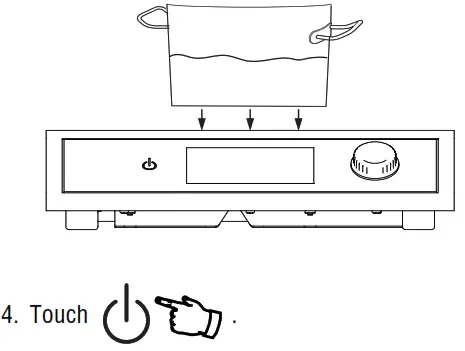 VOLLRATH MPI4 1800 Medium Power Countertop Induction Ranges with Knob Control - Range