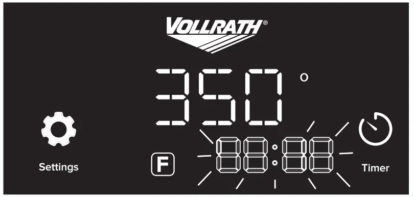 VOLLRATH MPI4 1800 Medium Power Countertop Induction Ranges with Knob Control - time