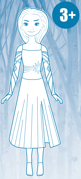 Hasbro Disney Frozen II Splash and Sparkle Elsa Doll