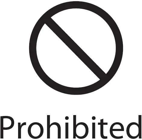 Prohibited