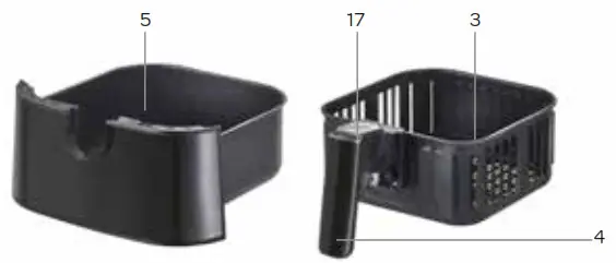 INVENTUM GF350HLDB Hot Air Fryer - product description 3