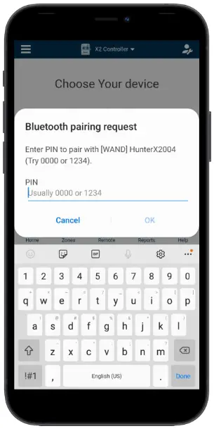 Hydrawise Using the Bluetooth Remote - phone 2