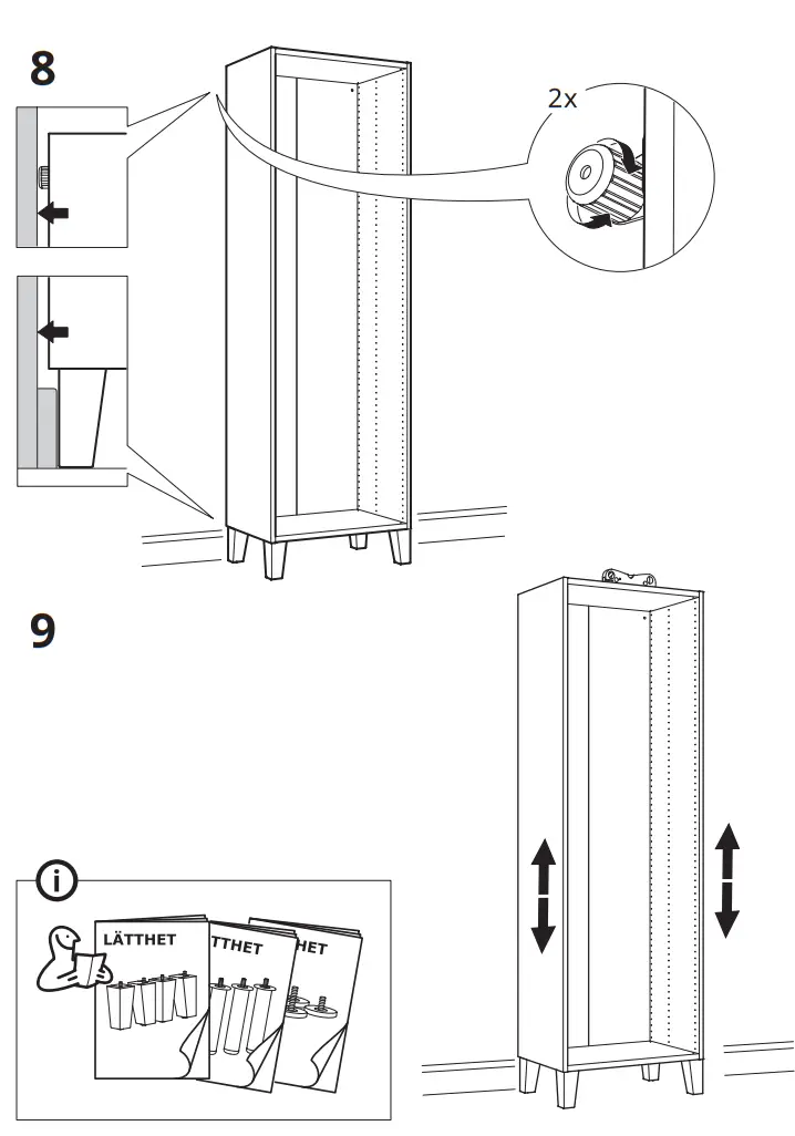 IKEA PLATSA 60x55x180 cm Frame - FIG 7