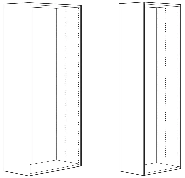IKEA PLATSA 60x55x180 cm Frame