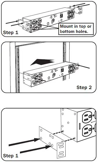 TRIPP-LITE PDUB15 Hot-Swap PDU with Maintenance Bypass Fig1