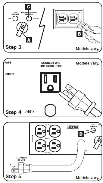 TRIPP-LITE PDUB15 Hot-Swap PDU with Maintenance Bypass Fig7
