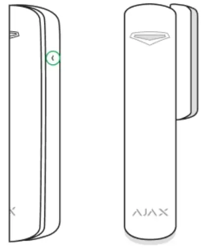 AJAX DoorProtect Plus Wireless Opening Shock and Tilt Detector-hub2