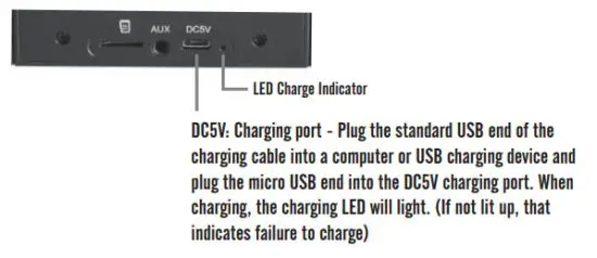 Protempo Us Dba Outdoor Tech THE TWIN PEAKS Wireless Speaker - LED Charge Indicator