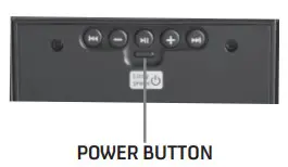 Protempo Us Dba Outdoor Tech THE TWIN PEAKS Wireless Speaker - POWER BUTTON