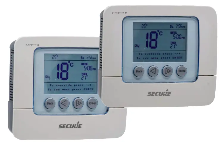 SECURE C-Stat 17-B 7 Day Programmable Room Thermostat