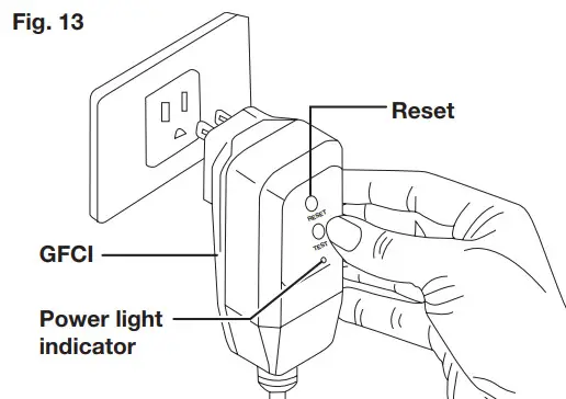 SUNJOE SPX4003 ELT RM 14 5A Electric Pressure Washer - Fig. 13