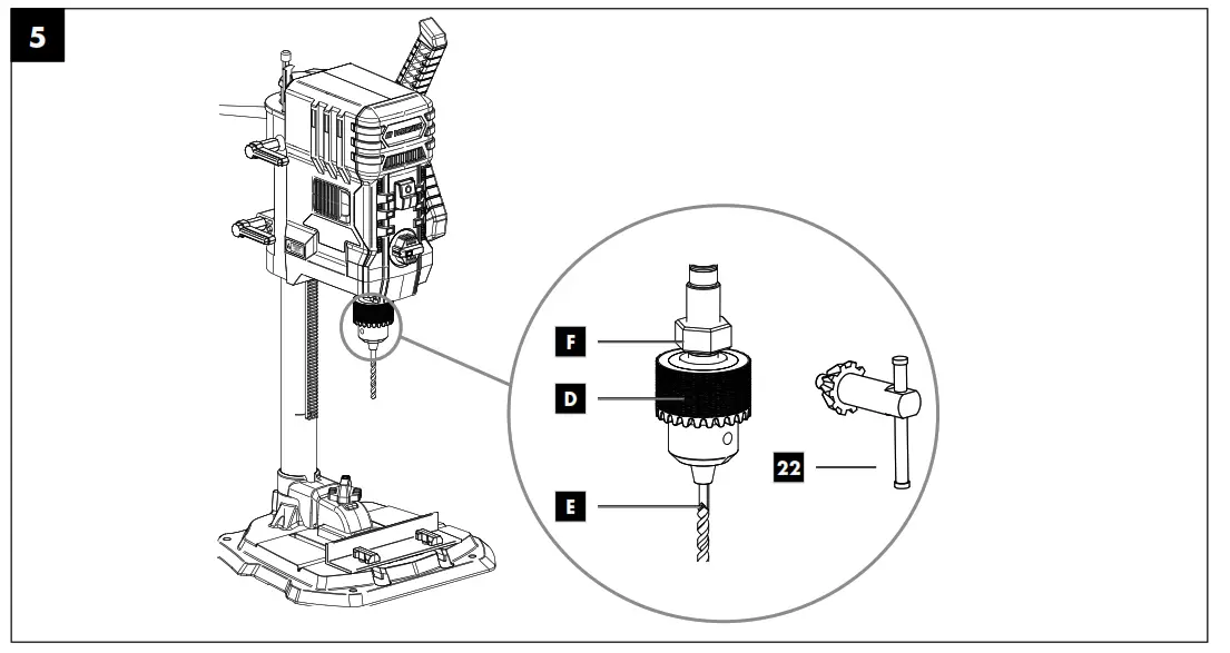PARKSIDE PTBMOD 710 B2 Bench Pillar Drill - fig2