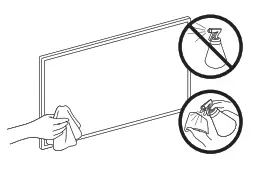 SAMSUNG QLED TV Caring for the TV