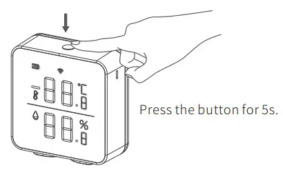 Multi IR MIR TE200 WiFi Temperature and Humidity Detector - Network Setting 1