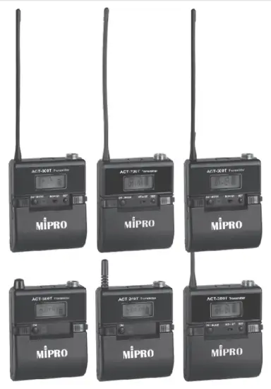 MIPRO ACT 875300 Bodypack Dual Wireless Set