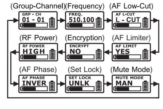 MIPRO ACT 875300 Bodypack Dual Wireless Set - LCD