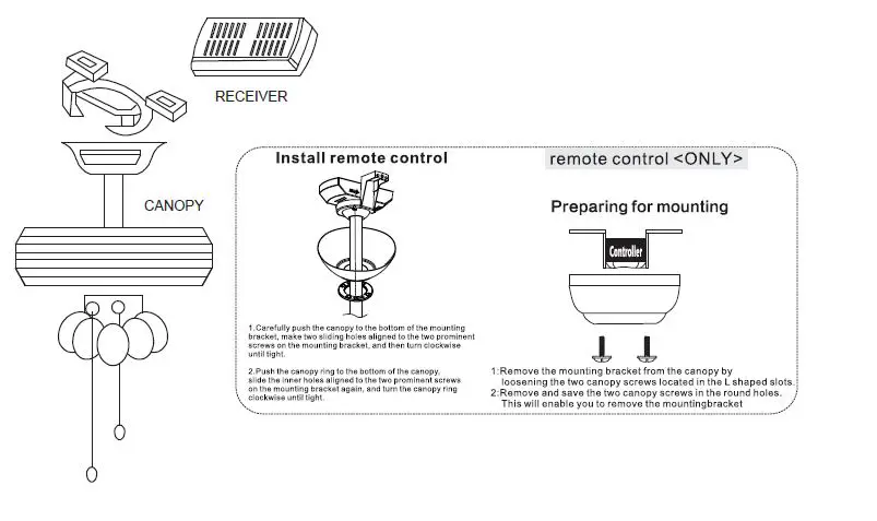 Parrot Uncle F6168110V Ceiling Fan 4