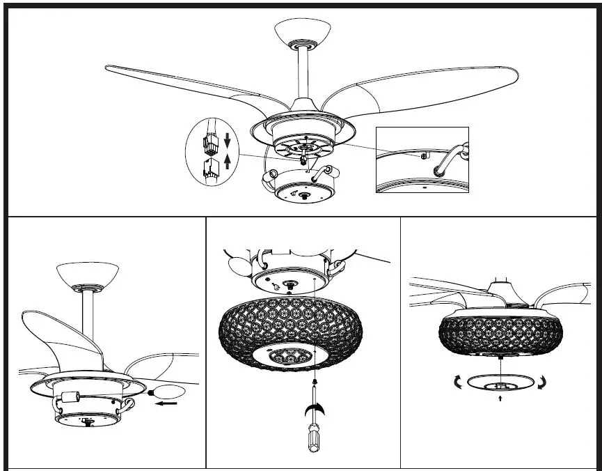 Parrot Uncle F6168110V Ceiling Fan 7
