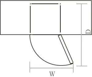 Door space requirements 1a