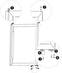 Reversing the door swing 2a