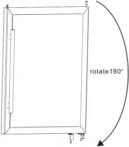 Reversing the door swing 2b