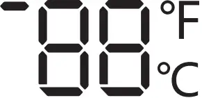 Upper zone temperature