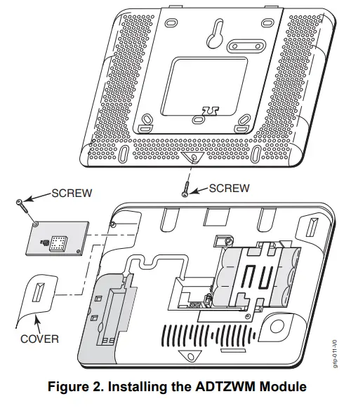 ADTZWM Series Wi Fi and Z Wave Module - fig 2