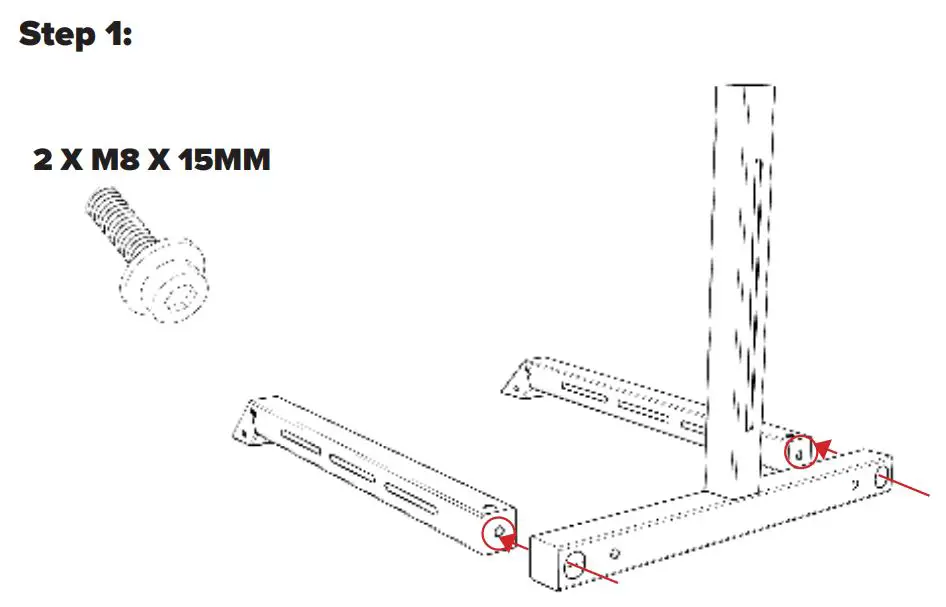 next level Racing Challenger Cockpit Instruction Manual - ASSEMBLY Step 1