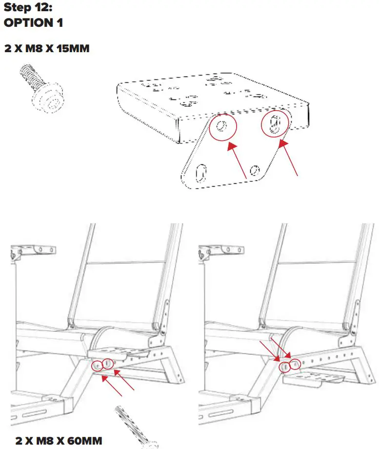 next level Racing Challenger Cockpit Instruction Manual - ASSEMBLY Step 12