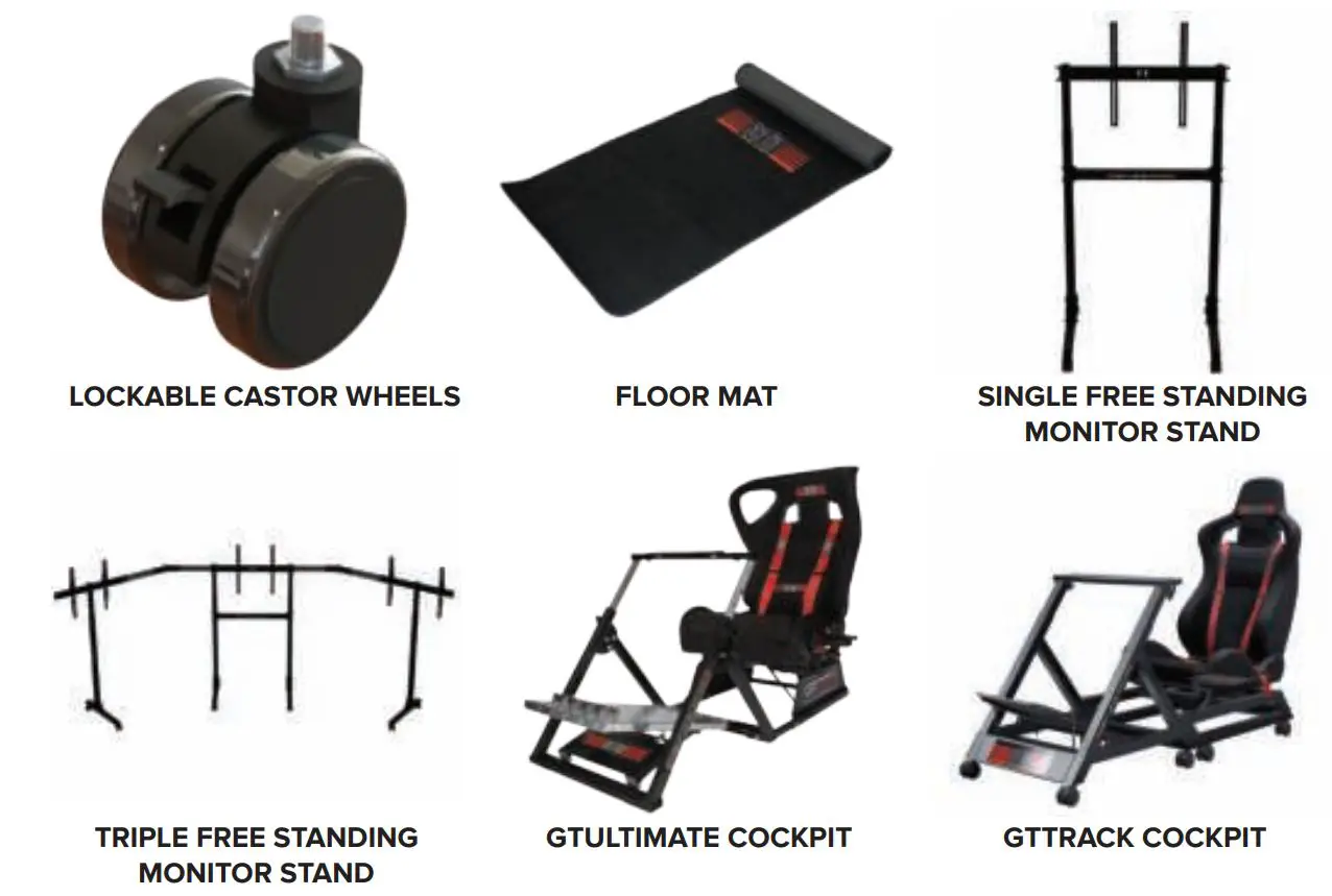 next level Racing Challenger Cockpit Instruction Manual - SHOP THE RANGE
