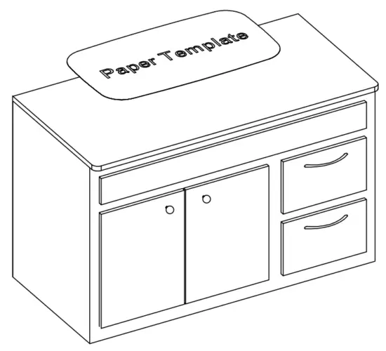 Kraus KA1AS17B Dex Stainless Steel Undermount Kitchen Sinks - Template