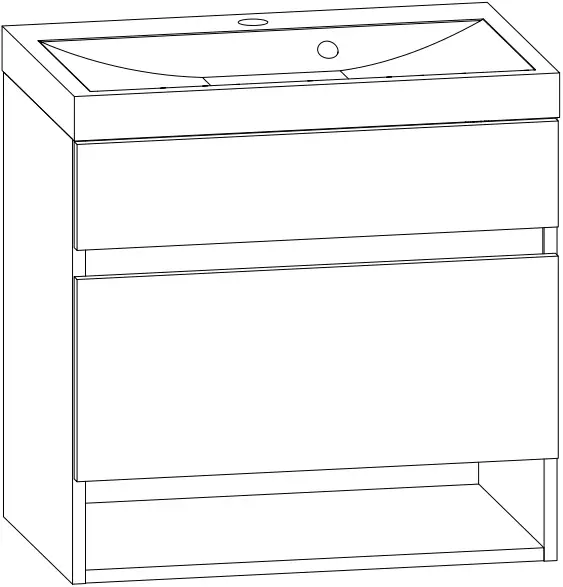 OTTO Marino 03 Washbasin Base Cabinet