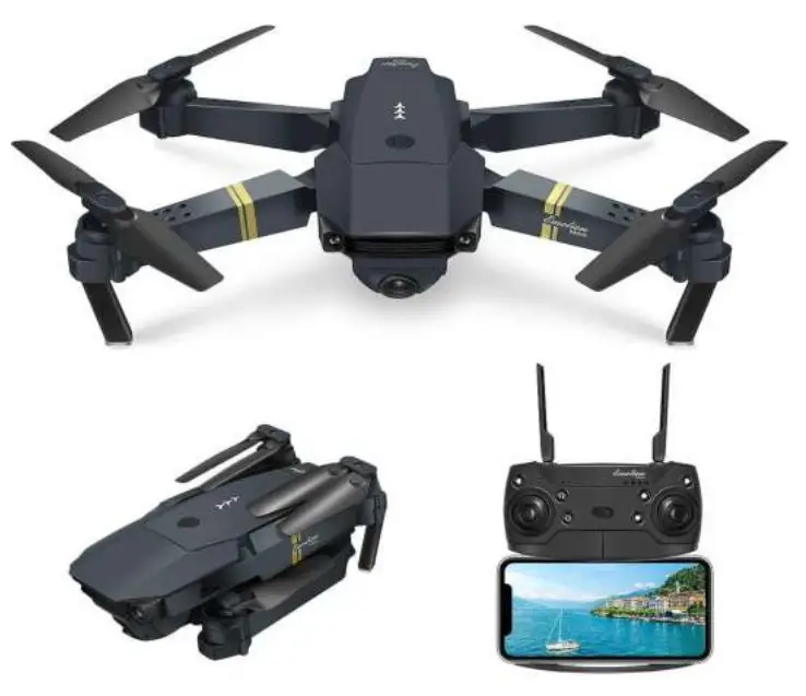 TRENDTRADING 8720165819164 Mini Drone with Camera 100m Range HD Live View via App