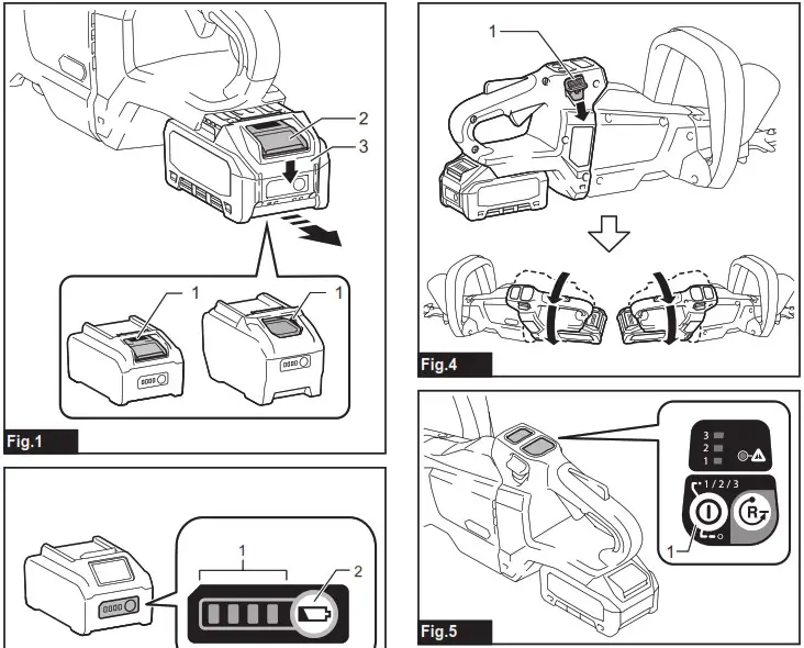 makita UH009G Cordless Hedge Trimmer - overview 1