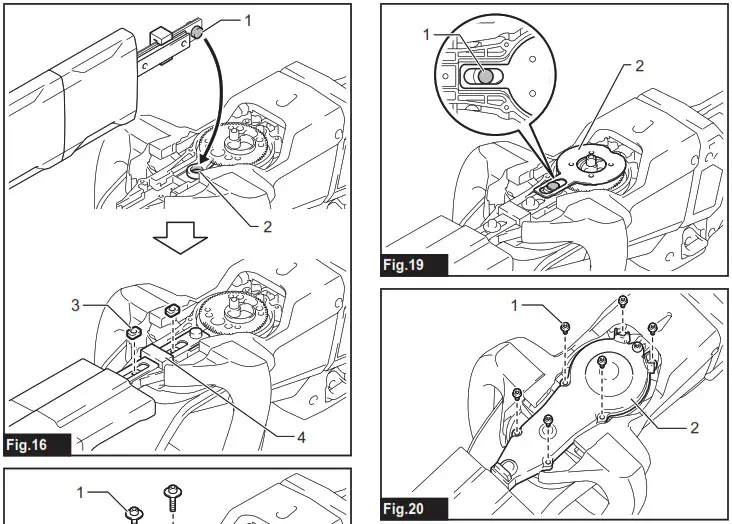 makita UH009G Cordless Hedge Trimmer - overview 5