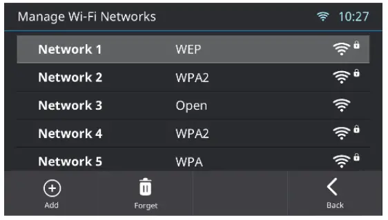 audiocodes 445HD IP Phone with Microsoft Skype for Business -List of all available networks