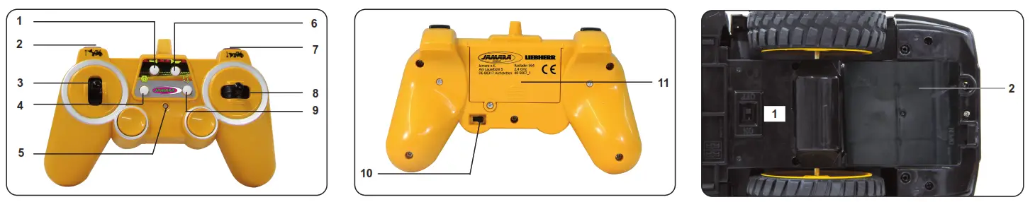 JAMARA 405007 Wheel Loader Liebherr - fig