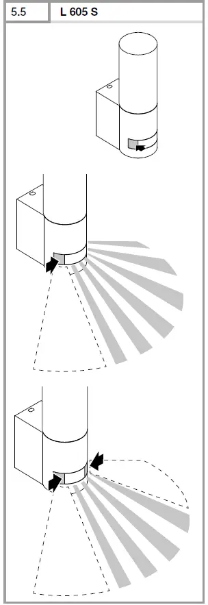 STEINEL L 605 S Outdoor Lights with motion detec-fig12