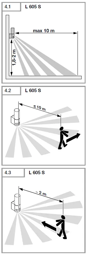 STEINEL L 605 S Outdoor Lights with motion detec-fig6