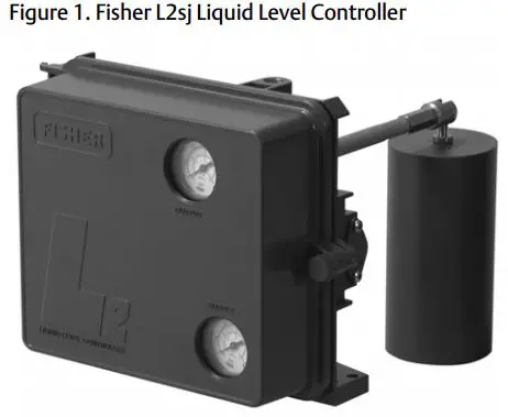 EMERSON D103216X012 Fisher L2SJ Low Emission Liquid Level Controller Instruction Manual - Figure 1