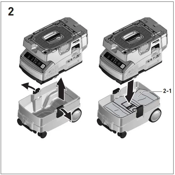 FESTOOL CTC MIDI I Cordless Mobile Dust extractor Instruction Manual - Fig 2